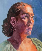 "Ashira," oil on canvas, 10"x12"